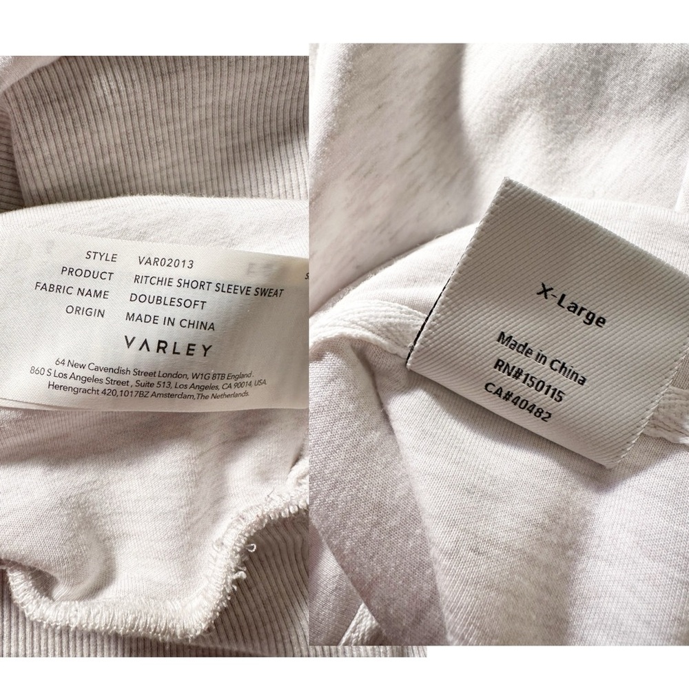 Varley • Ritchie Short Sleeve Sweat Top - Picture 11 of 16